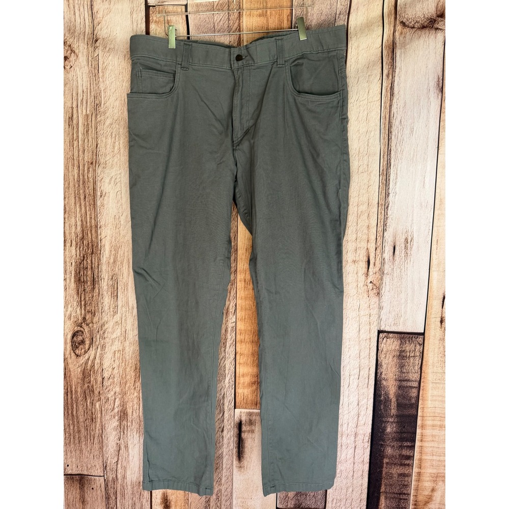 Origin Straight Fit 5 Pocket Pants Gray Cotton Stretch Made in‎ USA Size 40x34